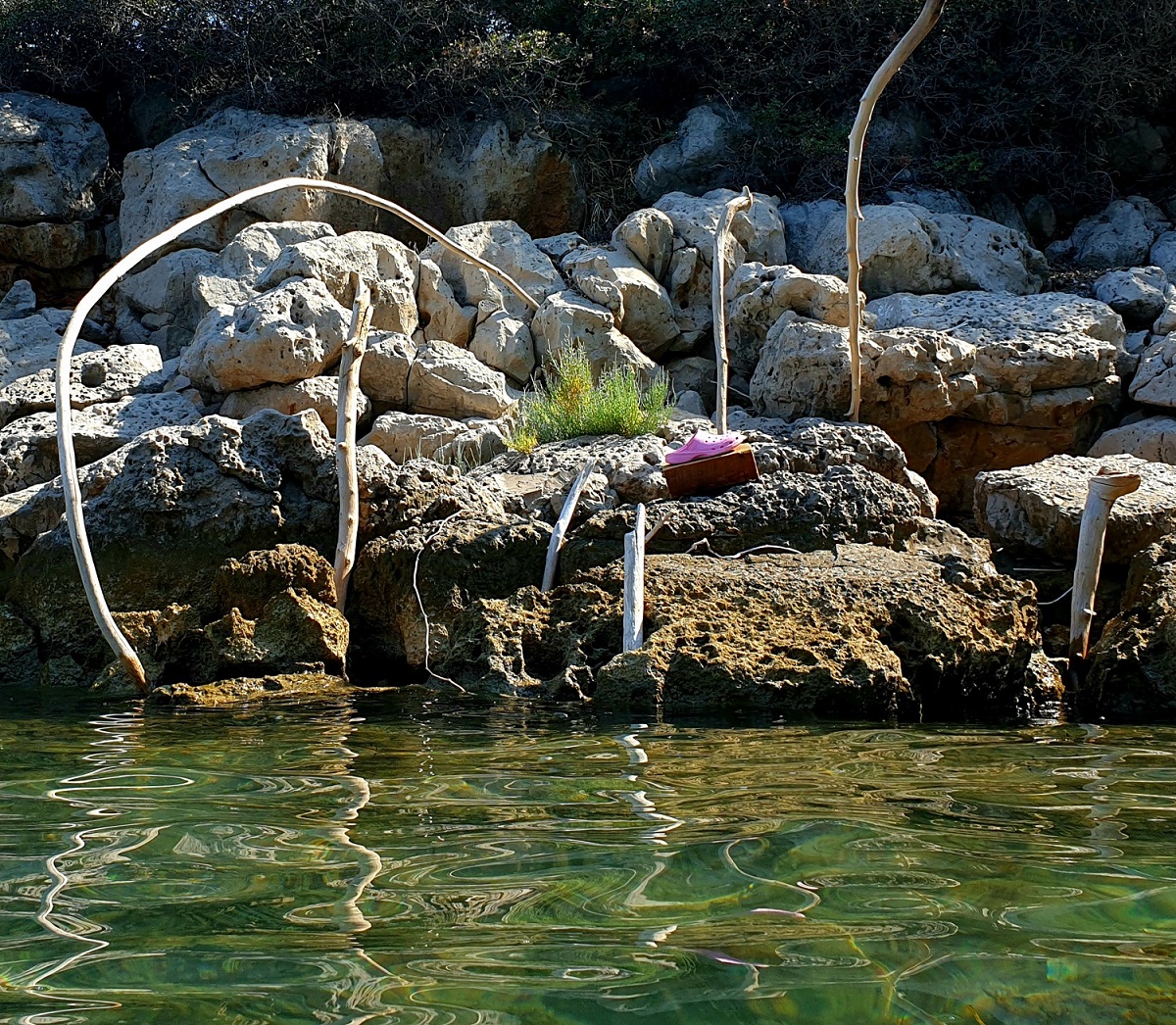 REPOSITIONING OF MATERIALS IN A NATURAL LANDSCAPE